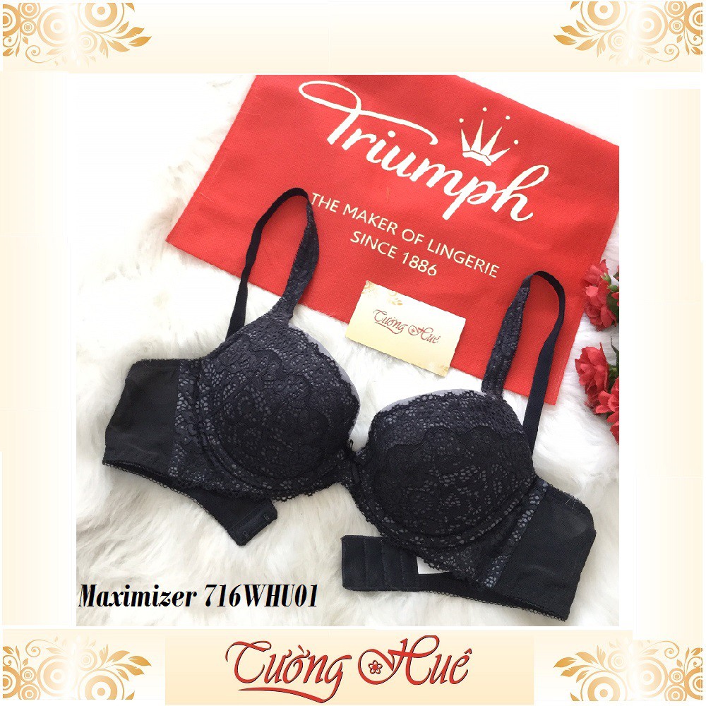 SALE SALE SALE - Áo lót nữ Triumph Maximizer 716 WHU01 áo ngực ren lưng bảng to.