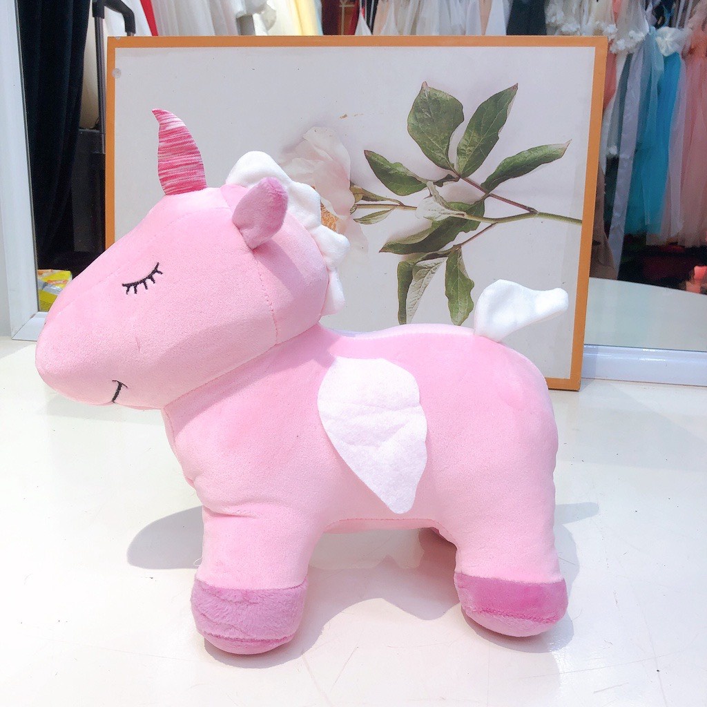 Ngựa pony, kì lân size nhỏ, gấu nhồi bông dễ thương, gối ôm cho bé TK38
