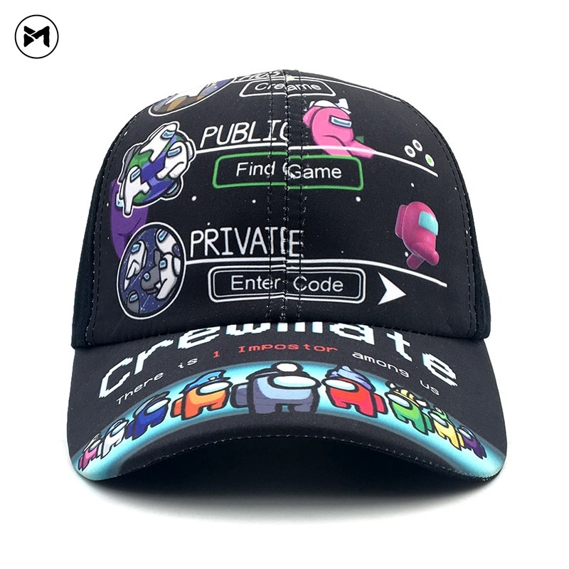 Mũ Lưỡi Trai Vành Rộng In Hình Trò Chơi Mới