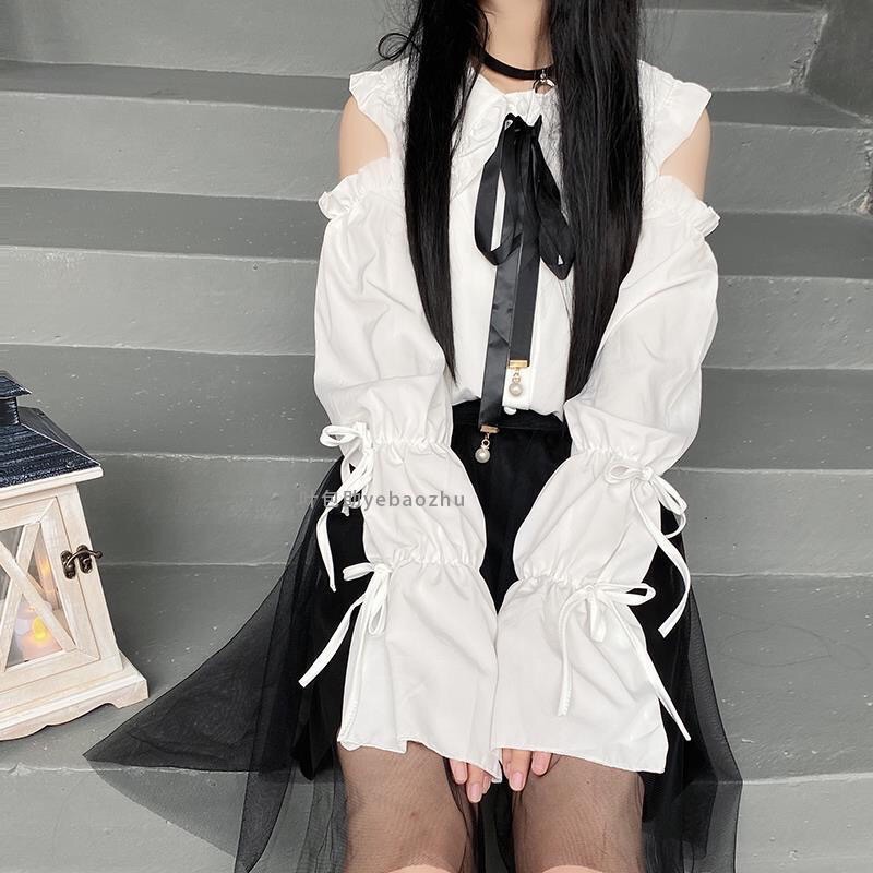 Áo sơ mi Babydoll Ulzaang Tay Phồng