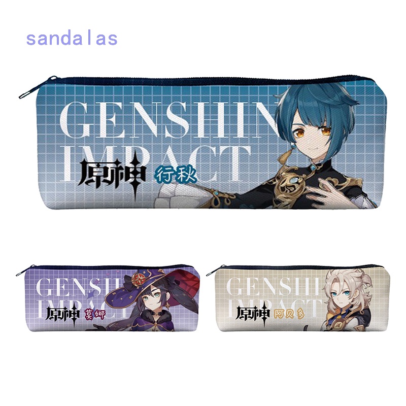 Túi Đựng Bút In Hình Anime Genshin Impact Peripheral Ốp