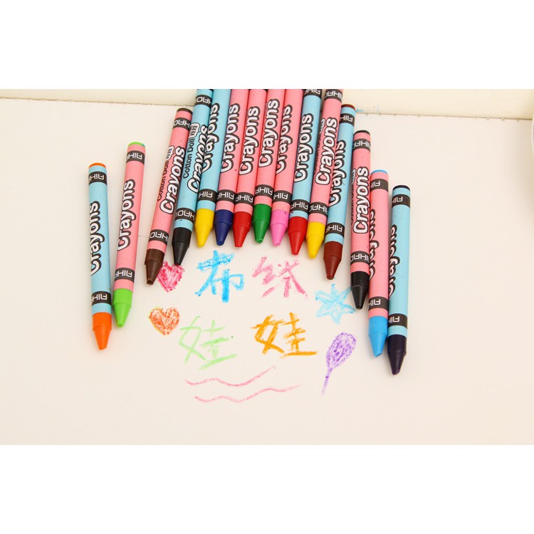 Hộp bút màu sáp Con Thỏ AIHAO cho trẻ em tập vẽ