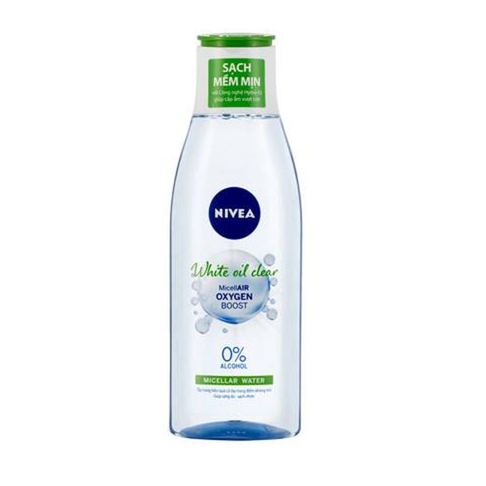 Nước Tẩy Trang Sáng Da,Giúp Sạch Nhờn Nivea White Oil Control Micellar Water (200ml)