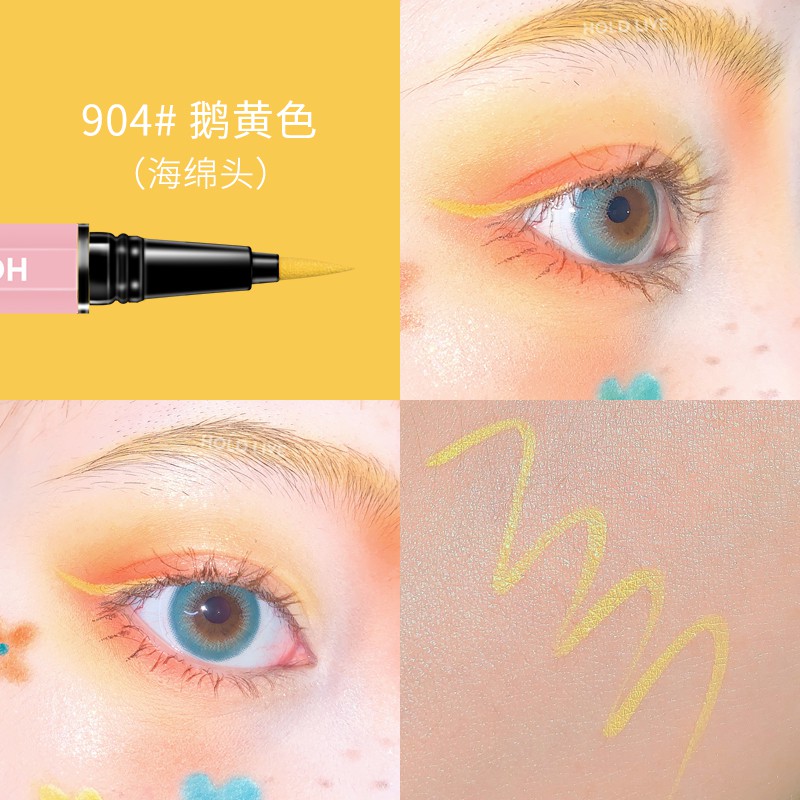 Pink Coco Bút kẻ mắt dạ Hold Live nét mảnh chống thấm nước lâu trôi nhiều màu tùy chọn