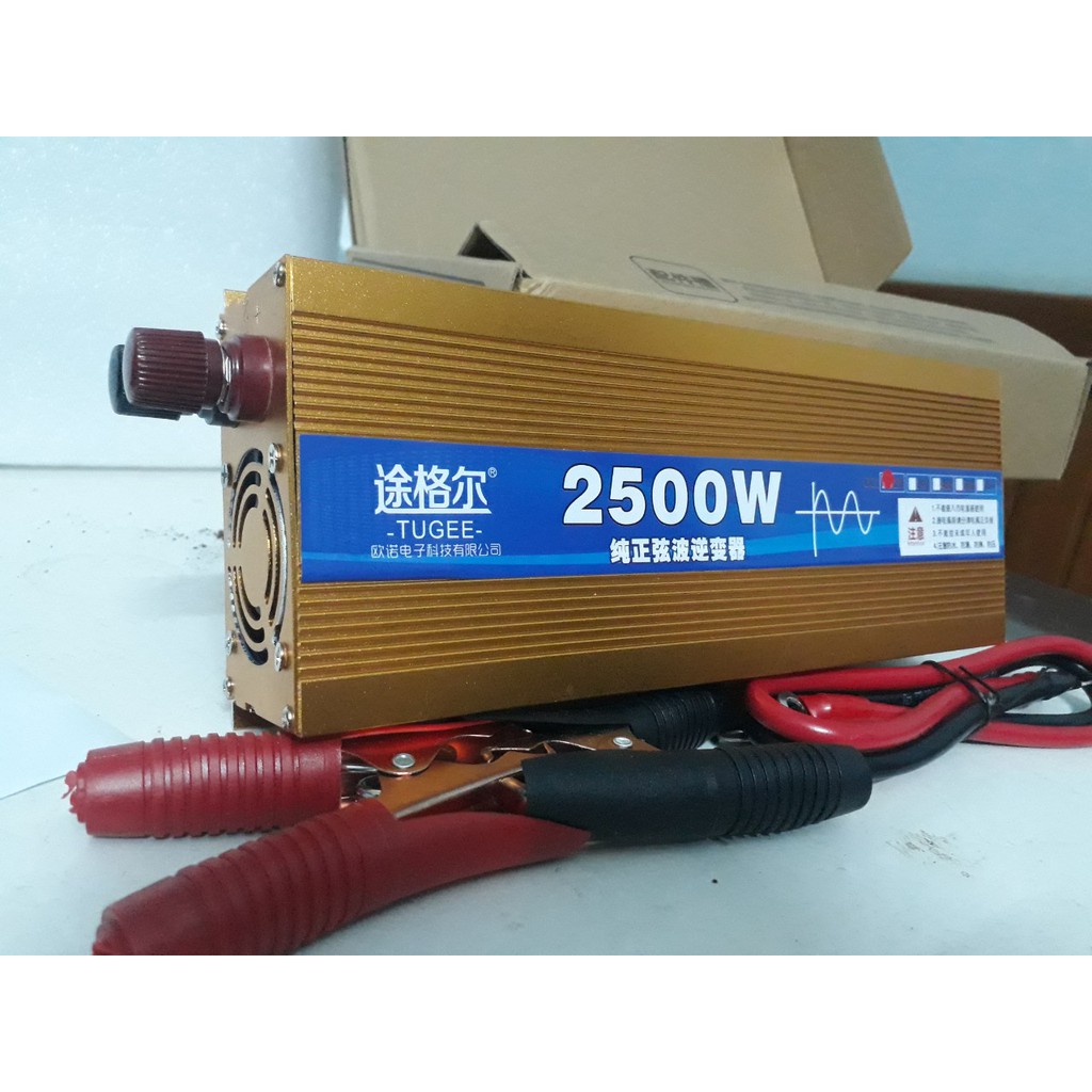 Bộ kich điện 12V 2500W - Power inverter 2500W - 2500w.