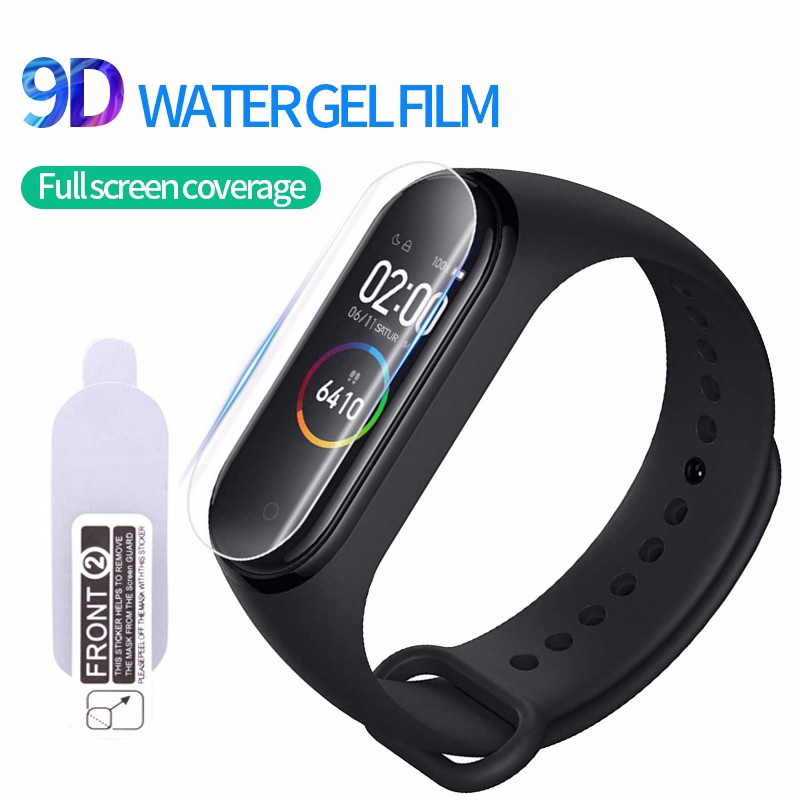 Kính cường lực 9D dán bảo vệ mặt màn hình cho vòng tay thông minh Xiaomi Mi Band4 M4