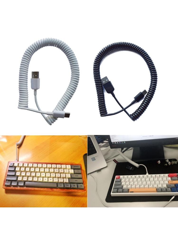 Dây cáp kết nối bàn phím máy tính GH60 USB TYPE-C tiện dụng