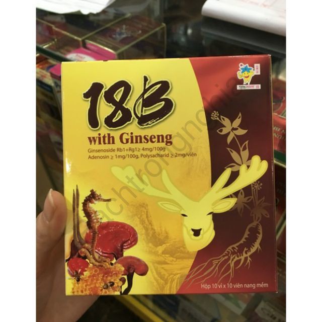 Vitamin 18B With Ginseng hỗ trợ ăn ngon miệng ,bồi bổ cơ thể (