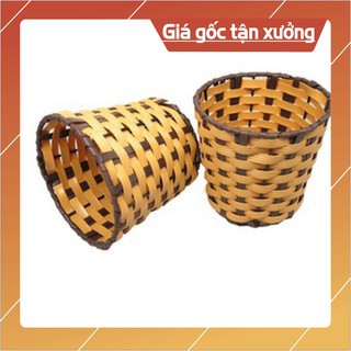 Giỏ đựng giấy ăn giả mây hình tròn