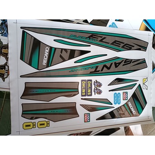 tem rời elegant 2019 xanh lục bảo đen