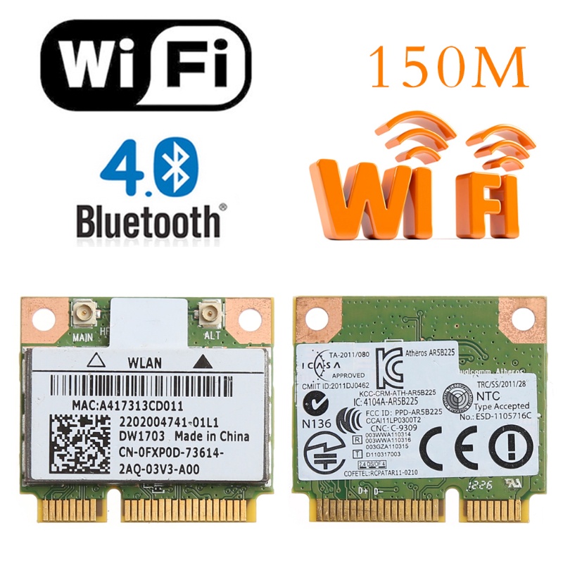 Thẻ WiFi MINI Không Dây BT V4.0 Atheros AR5B225 Chuyên Dụng Chất Lượng Cao