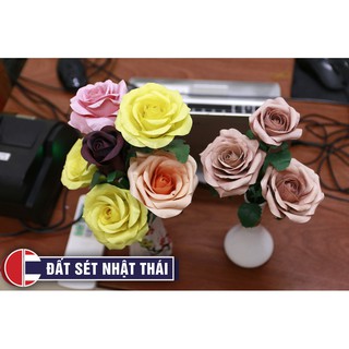 ĐẤT SÉT NHẬT LÀM HOA ĐẤT SÉT BẤT TỬ PRO
