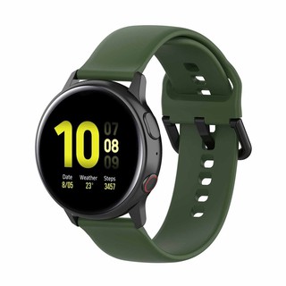 Dây đồng hồ chất liệu bằng silicon dự phòng cho Samsung Galaxy Watch Active 2