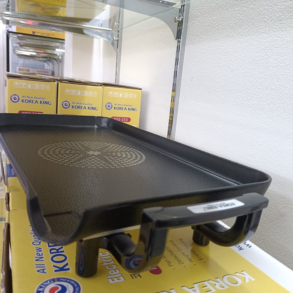 Bếp nướng điện không khói Korea King, Vỉ nướng chống dính đa năng bêp nướng, BBQ, thịt, rau củ