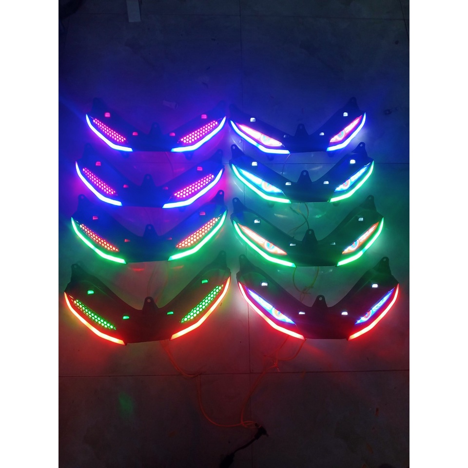 Đemi audi  1 màu mắt cáo.lưới tổ ong gắn exciter 150