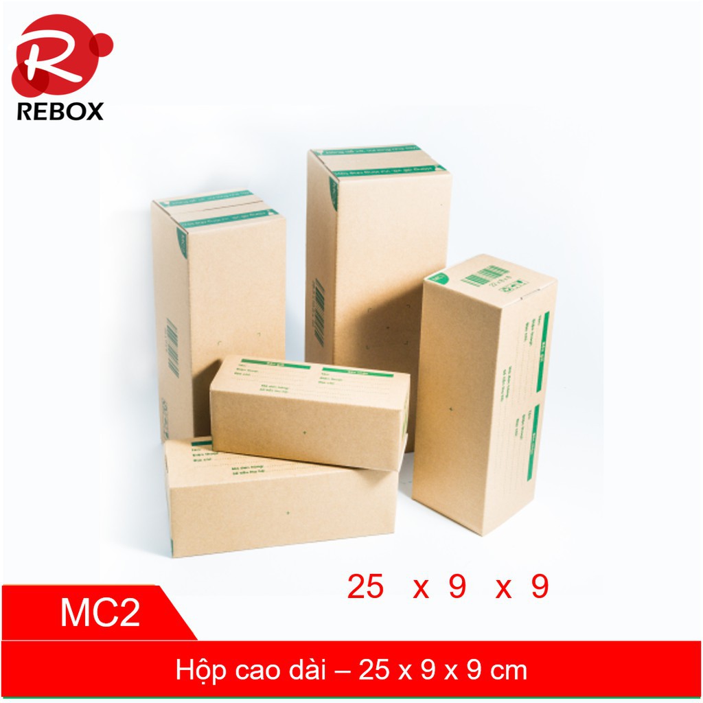 Hộp carton 25x9x9 - Combo 20 thùng hộp đóng hàng giá rẻ