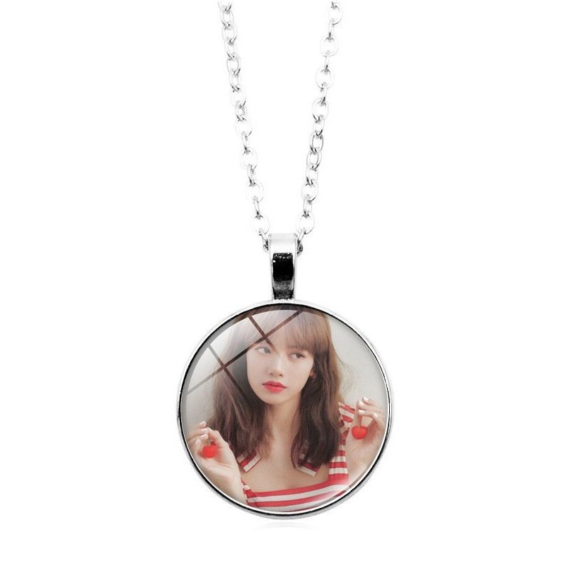 Vòng cổ in hình BLACKPINK Lisa Jennie Rose Jisoo xinh xắn quà tặng độc đáo idol thần tượng kpop