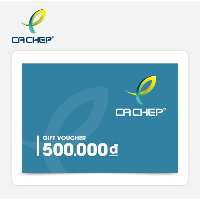 Toàn quốc [Evoucher] Phiếu quà tặng thanh toán hóa đơn tại hệ thống Nhà Sách Cá Chép trị giá 500.000 VNĐ
