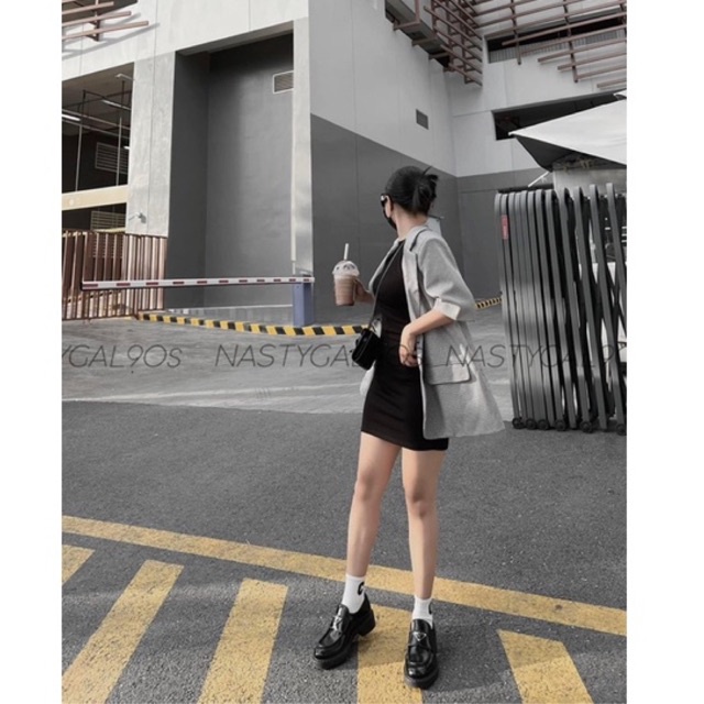 BLAZER TAY NGẮN KẺ SỌC