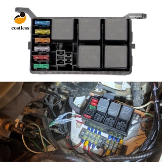 Khay đỡ relay hộp cầu chì xe hơi 12V 6 hướng