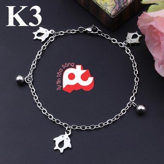 (combo 10 cái ) LẮC TAY / CHÂN INOX DỄ THƯƠNG 2