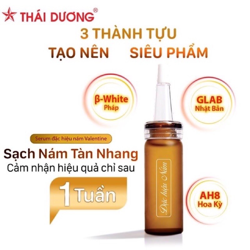 SERUM ĐẶC HIỆU NÁM - TÀN NHANG VALENTINE LỌ 10Ml - SAO THÁI DƯƠNG