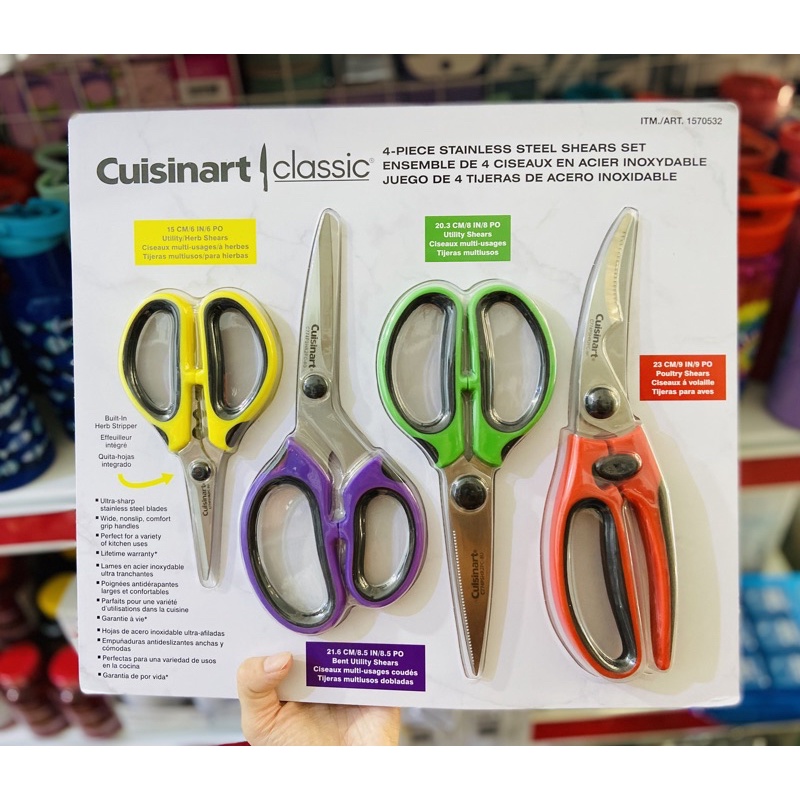 SET 4 CÂY KÉO CUISINART MUA TẠI COSTCO MỸ