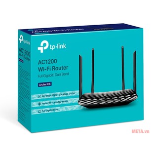 Router Wifi Băng Tần Kép TP-Link Archer C6 Gigabit AC1200 MU-MIMO