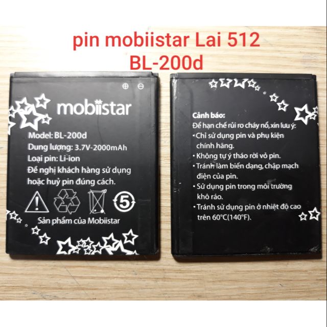 Pin mobiistar Lai 512 (BL-200d)