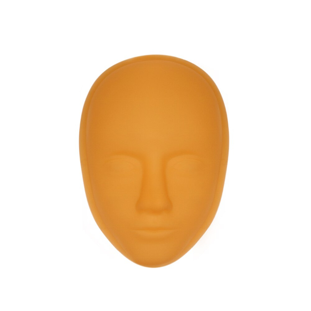 5D Khuôn mặt đào tạo hình xăm đầu Silicone thực hành trang điểm vĩnh viễn lông mày môi xăm hình mặt búp bê Mannequin