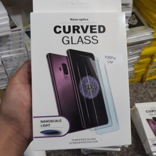 Kính cường lực full keo nước UV cho huawei p20 pro