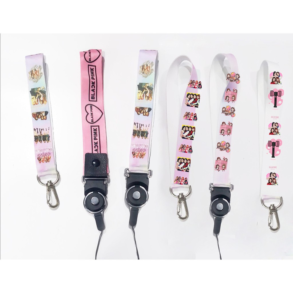 dây strap blackpink STI2 kpop hoạt hình dây treo thẻ name tag ngắn idol thần tượng 15cm