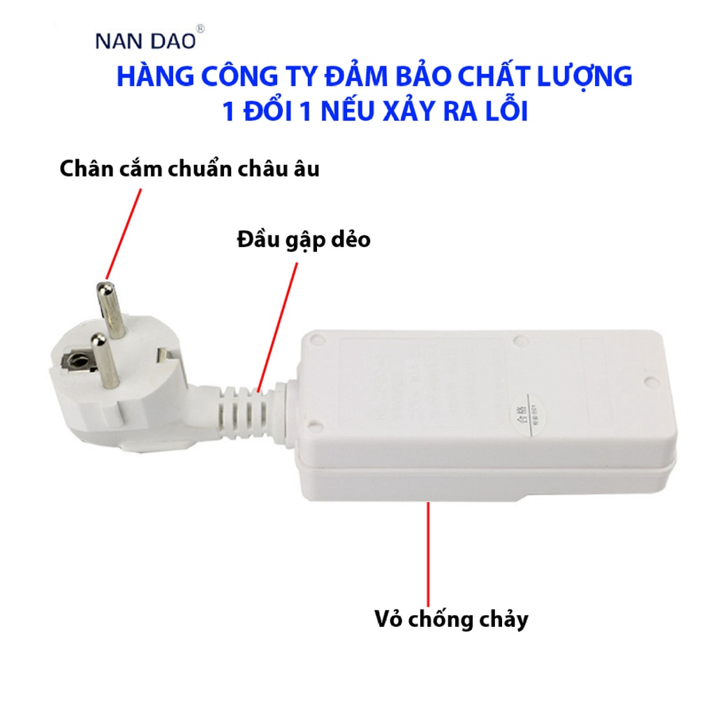 Ổ Cắm Tự Động Chống giật NB-ZF30-16 PRCD 16A 220V