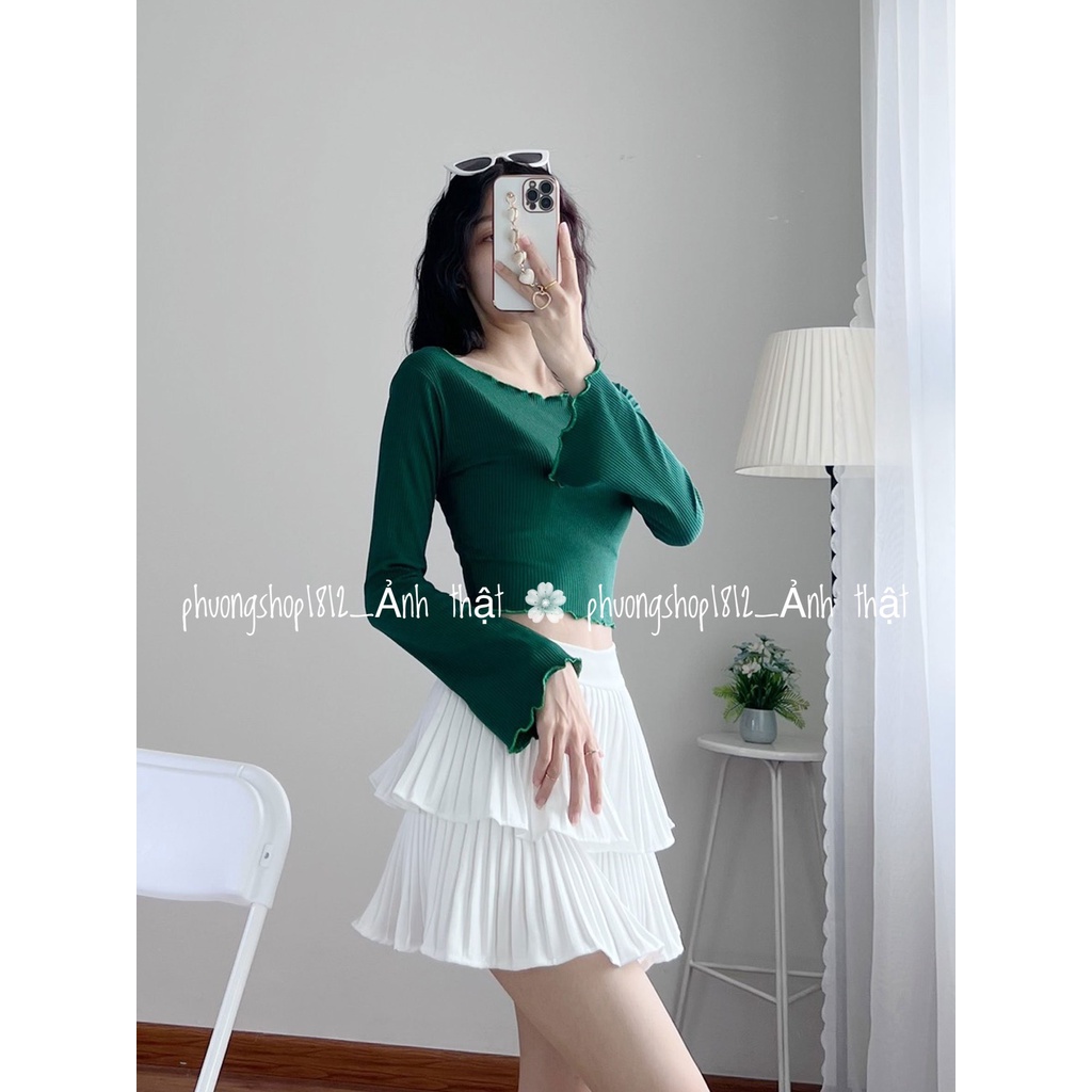 Áo Tay Xòe Sành điệu,Thêm Phần Cá Tính Cho Phái Nữ [video_Ảnh thật ]Phuongshop1812🧡