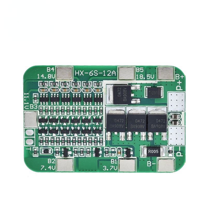 Bảng Mạch Bảo Vệ 6S 15A 24V PCB BMS Dành Cho Pin Li-ion 18650