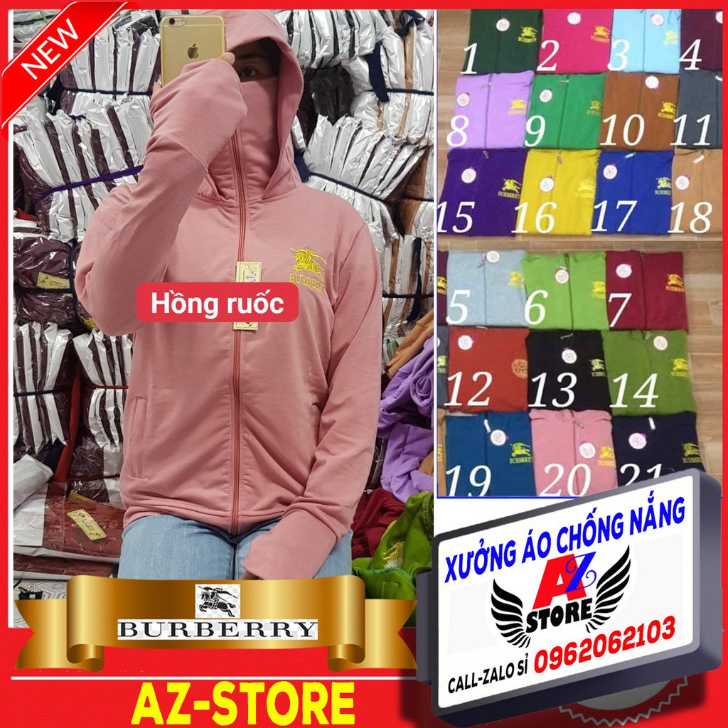 SỈ 🌈𝗡𝗘𝗪 𝗔𝗥𝗥𝗜𝗩𝗔𝗟💢 Sỉ ÁO CHỐNG NẮNG Burberry vải dày ÁO KHOÁC NỮ đủ Size M, L, XL | BigBuy360 - bigbuy360.vn