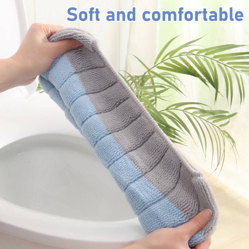 Đệm Lót Bồn Cầu Hình Tròn Phù Hợp Bốn Mùa Tiện Dụng