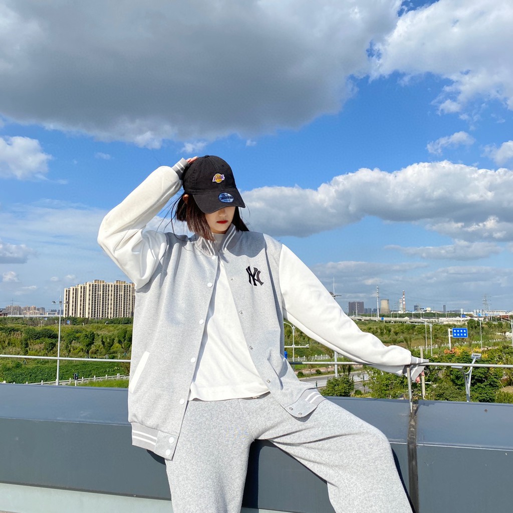 [Babe I'm Real] Áo bomber Jackets N.Y Basic FW21 ( Full Tag, mac,... ) | BigBuy360 - bigbuy360.vn