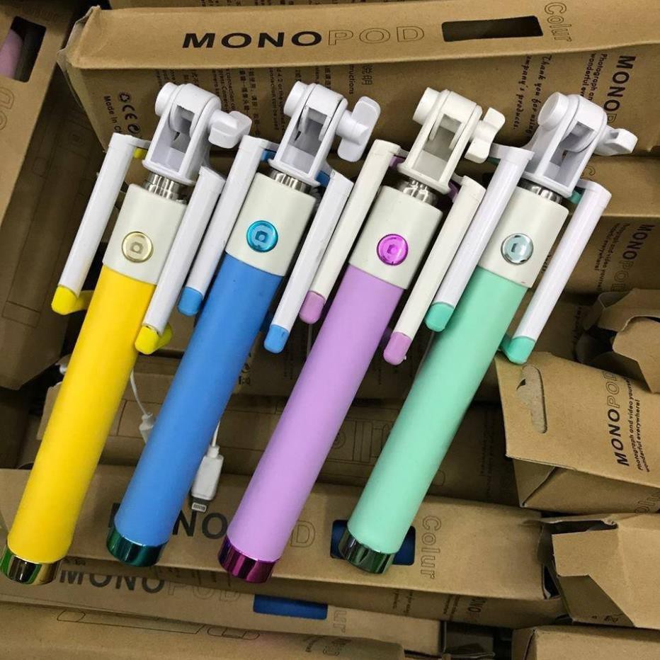 [ChouBeoZshop] Gậy Chụp Hình Monopod Màu Iphone Lightning