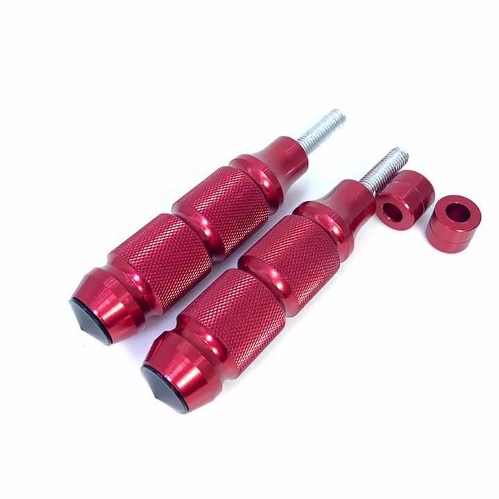 Gù chống đổ xe máy sau tròn - chống đổ sau xe máy nhôm CNC