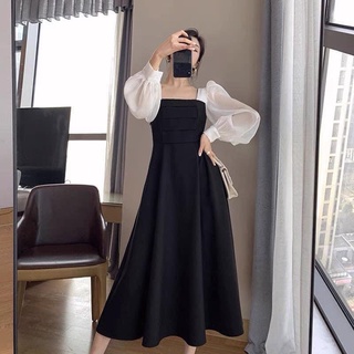 Váy phối tay tơ