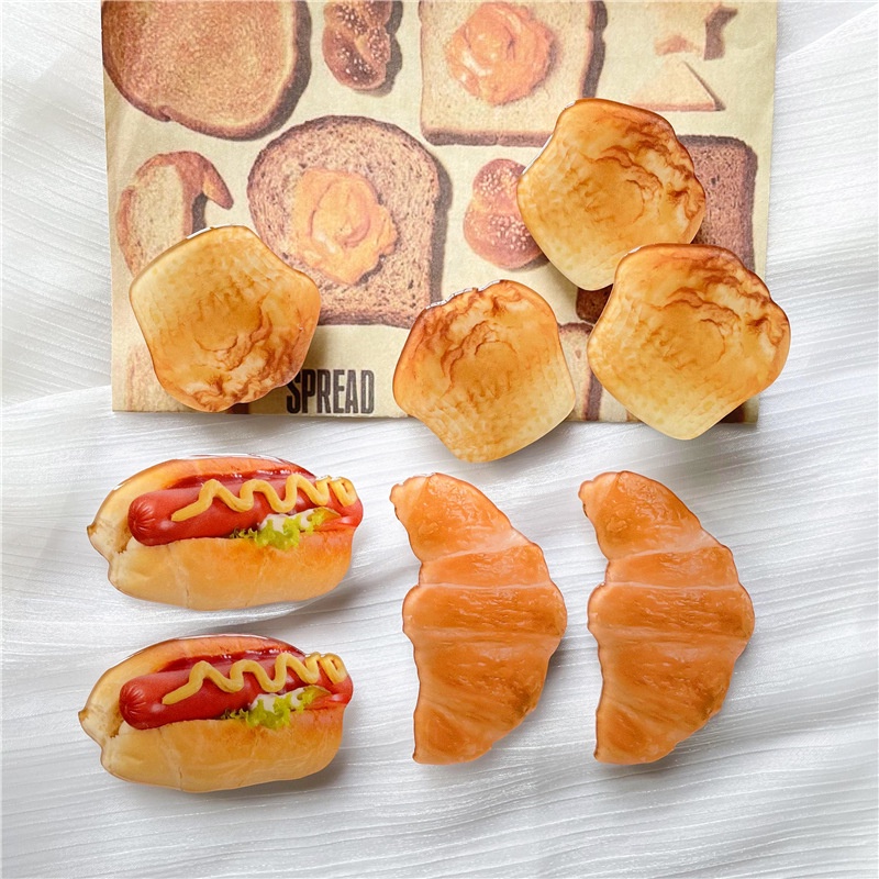 Giá đỡ điện thoại hình bánh mì bằng acrylic độc đáo sáng tạo