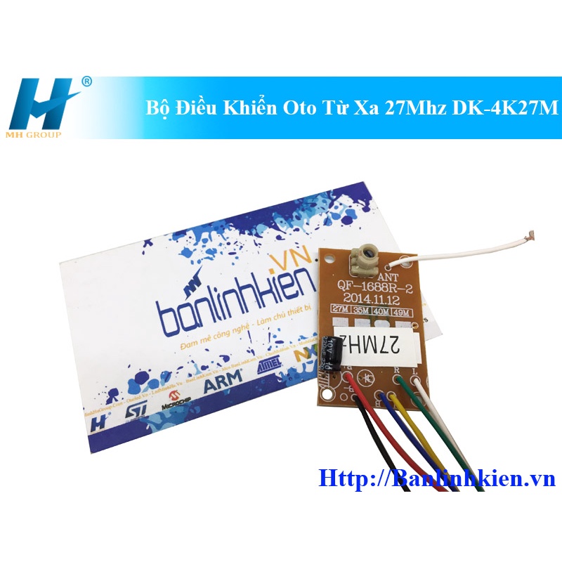 BLK Bộ Điều Khiển Oto Từ Xa 27Mhz DK-4K27M