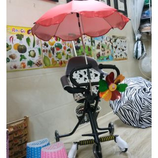 Xe đẩy 5 bánh tay cong