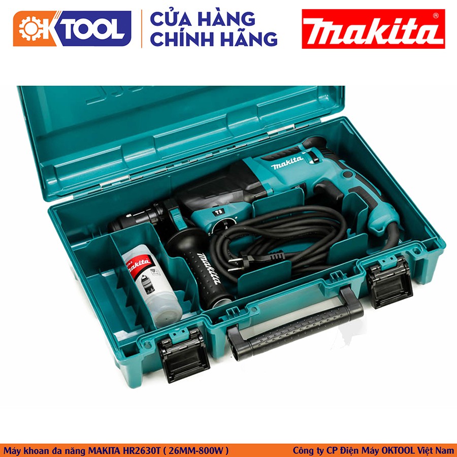 [Hàng Chính Hãng] Máy Khoan Đa Năng Makita HR2630T (26MM-800W)