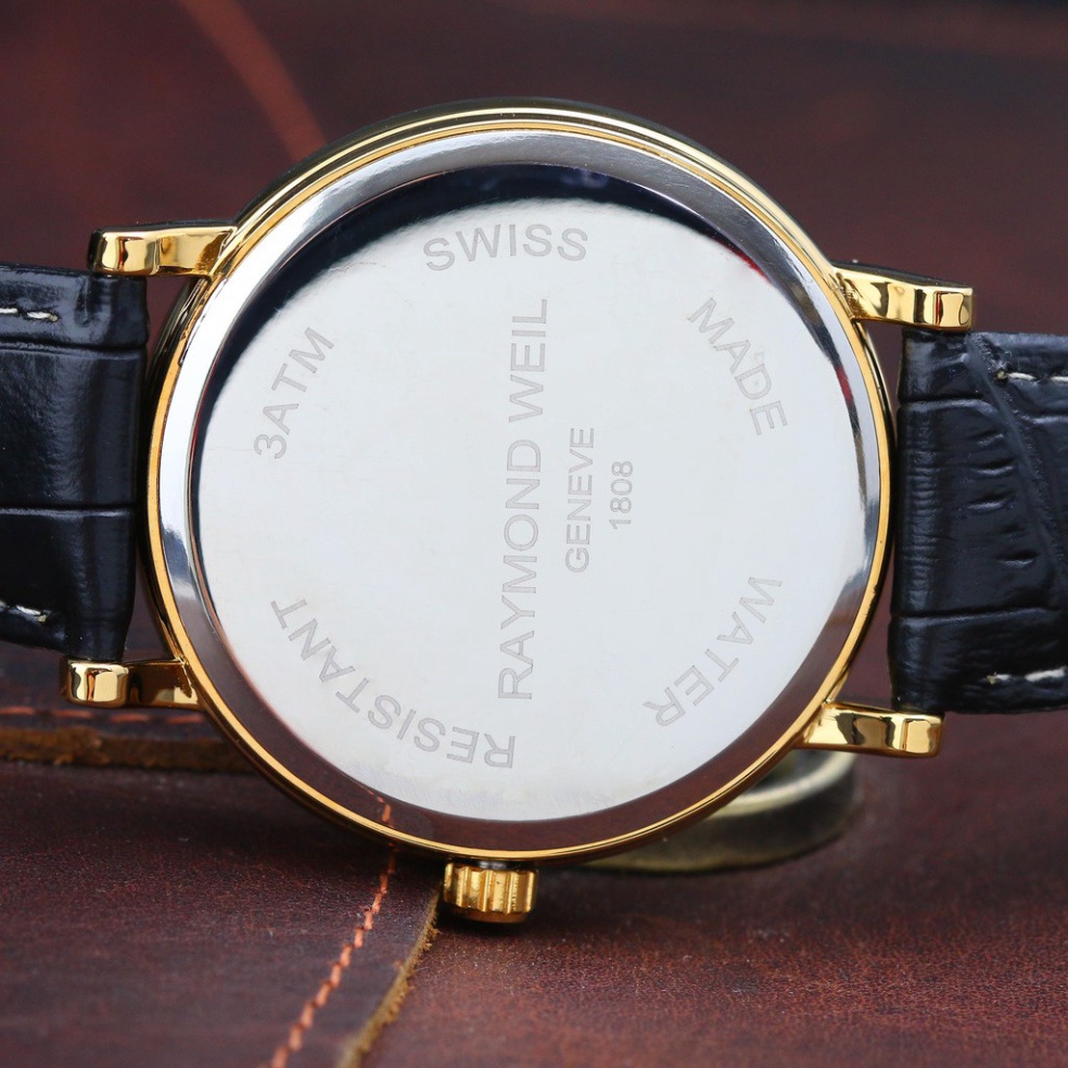 Đồng Hồ - Đồng Hồ Nam Raymond Weil - Dây Da Cao Cấp - Full Box - Phong Cách Đẳng Cấp Thời Thượng - Bảo Hành 12 Tháng - H