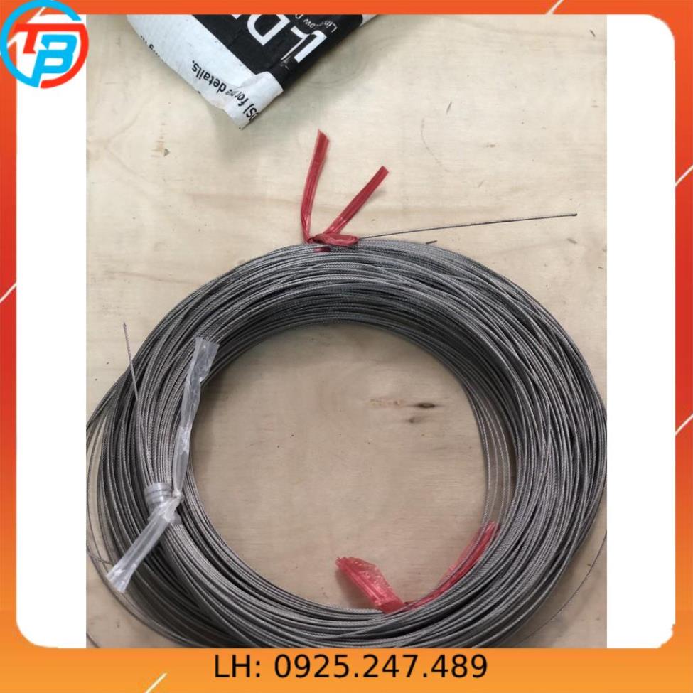 Dây cáp INOX Phi [ 1mm ] dài 1 mét – 1000 mét CÁP THÉP Thái Bình VinàN