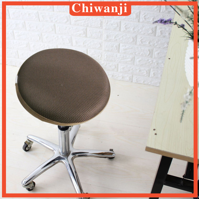 [CHIWANJI]Bar Stool Covers Round Chair Seat Cover Sleeve Protector