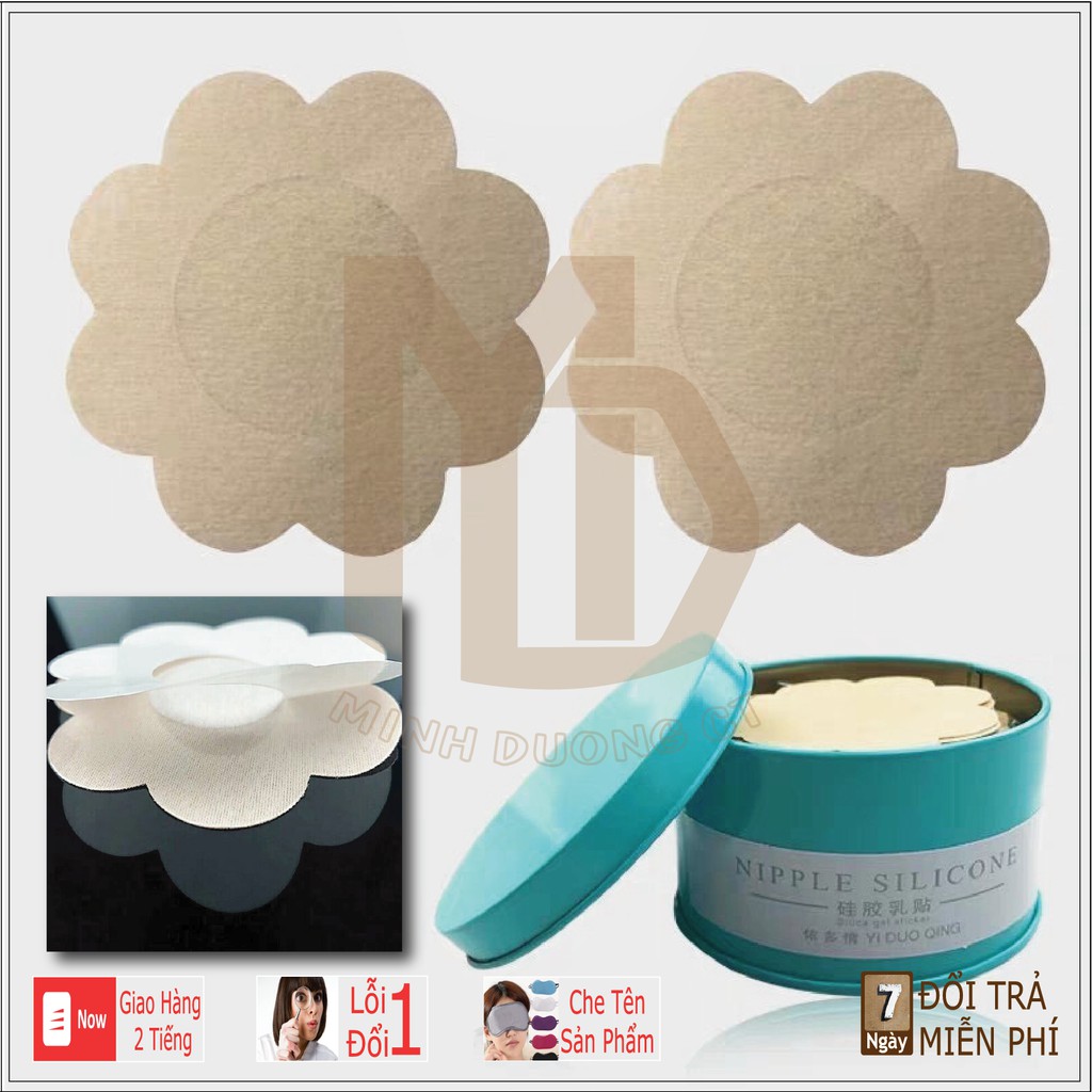 Miếng Dán Ti Nhũ Hoa- Dán Ngực Giấy Hộp 60 Miếng