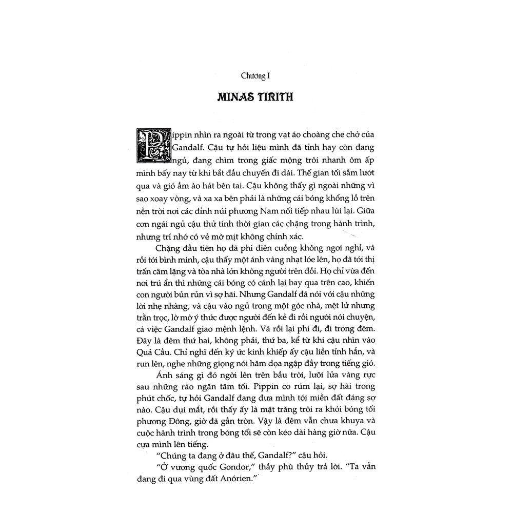 Sách - Chúa Tể Những Chiếc Nhẫn - Nhà Vua Trở Về